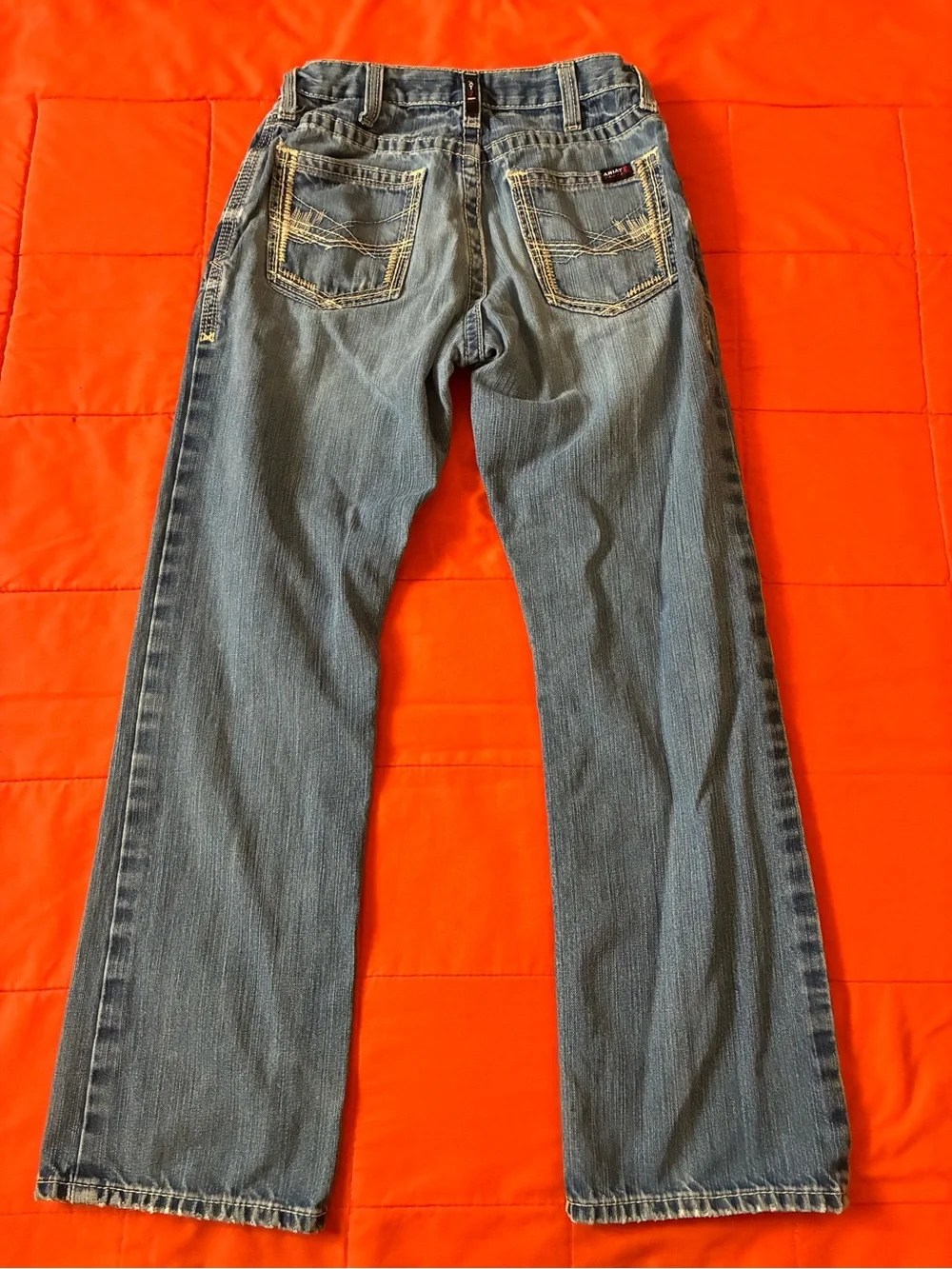 Ariat FR M4 Jeans Mens 30x32 Relaxed Boot Dark Wash Flame Resistant Work CAT 2